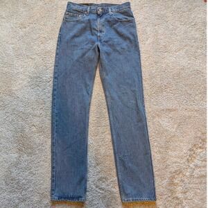 Vintage 1999 Levi's 505 Mens Jeans 33x36 Regular Fit Straight Leg Blue Denim